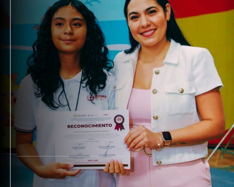 Reconoce gobernadora Indira Vizcaíno a 75 estudiantes que destacaron en Olimpiada del Conocimiento Infantil