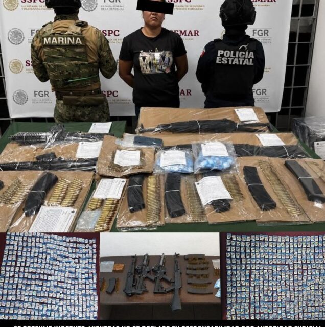 Operativo contra célula del CJNG en Manzanillo deja una persona detenida, dos abatidas y el aseguramiento de armas y drogas