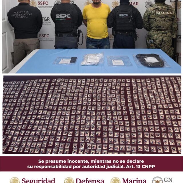 Corporaciones estatales y federales detienen en Manzanillo a “El Guapo” o “El Piña”, presunto integrante del Cártel de Sinaloa