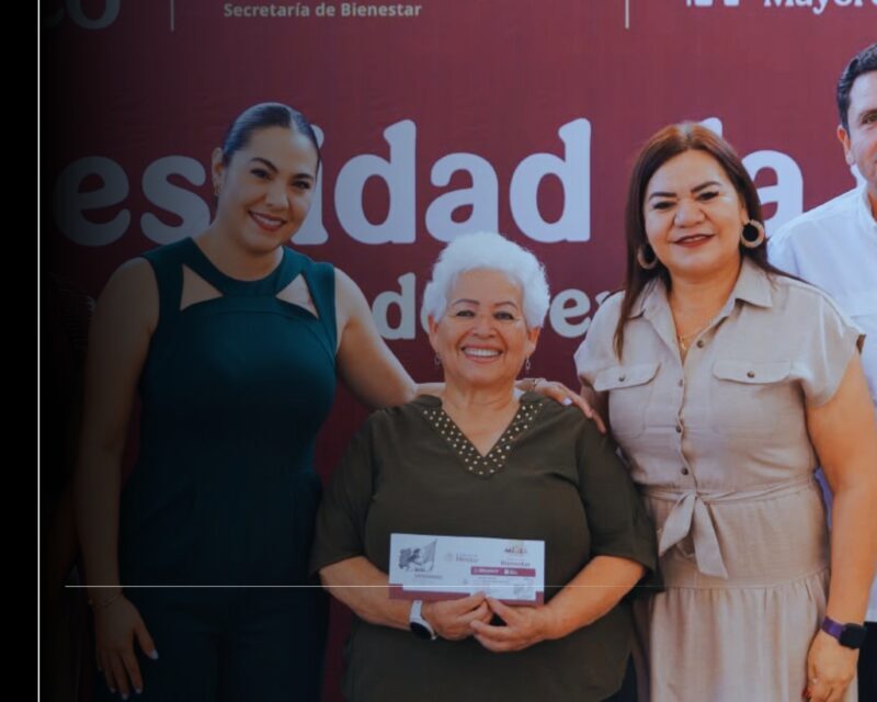 Indira Vizcaíno destaca Pensiones del Bienestar como un derecho para mujeres y personas adultas mayores