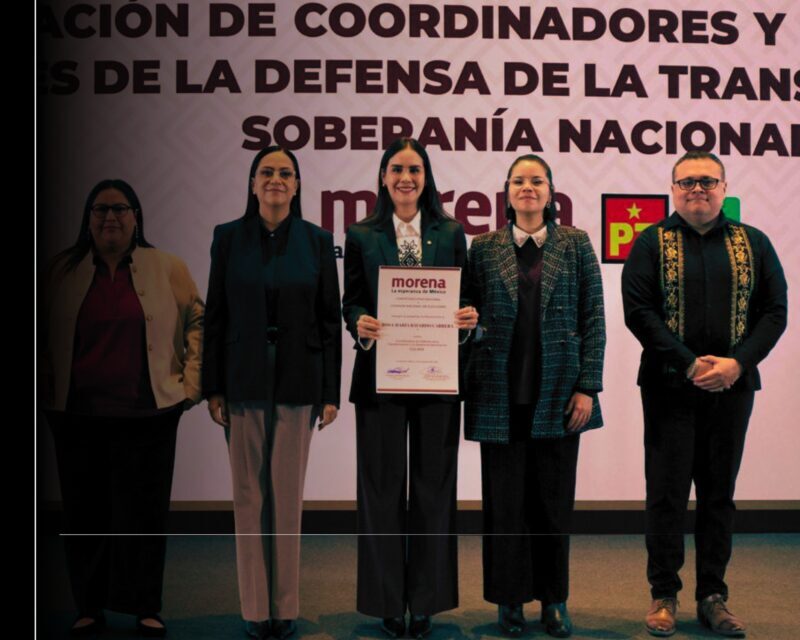 Rosa María Bayardo Cabrera, Coordinadora Estatal de la Defensa de la Transformación y la Soberanía Nacional en Colima