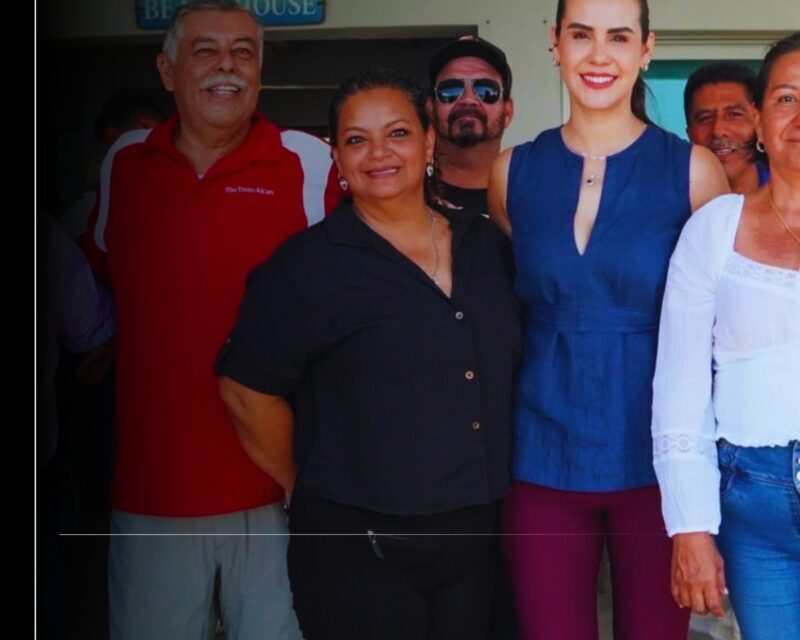 Rosi Bayardo mantiene cercanía con los sectores de la población; se reúne con taxistas de Manzanillo