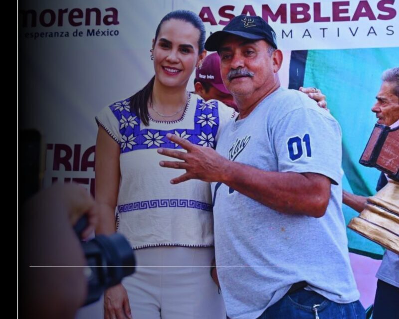 Rosi Bayardo mantiene el paso firme en su caminar por Colima en defensa de la soberanía