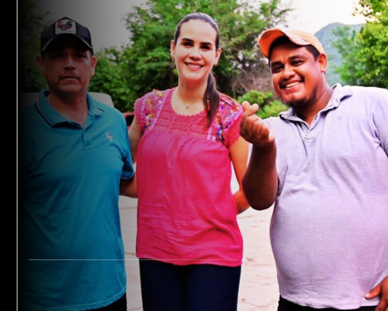 Rosi Bayardo promueve la defensa de la soberanía entre habitantes de Agua Dulce, Villa de Álvarez