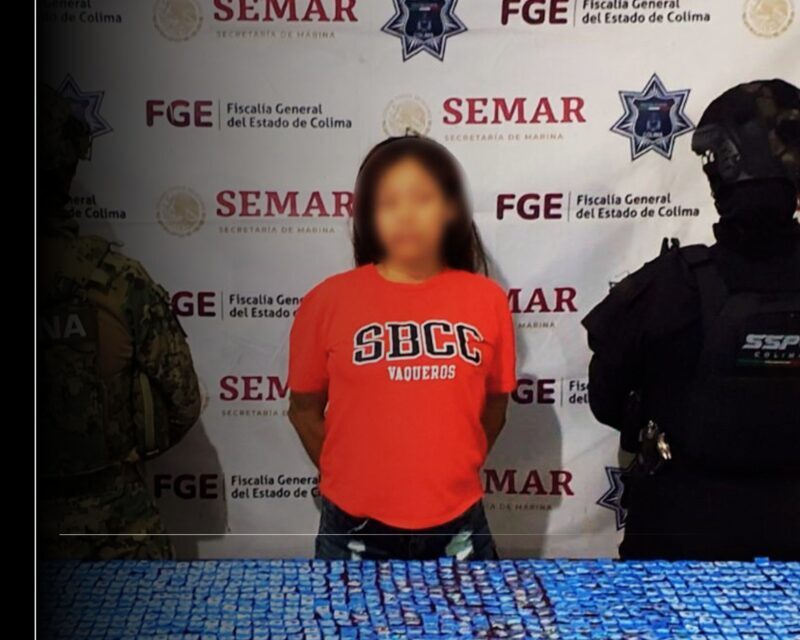 SSPC y Marina detienen a dos objetivos del Cartel Los Mezcales en Colima; les aseguraron más de 2 mil dosis de metanfetaminas