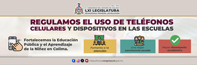 Congreso del Estado de Colima - Banner