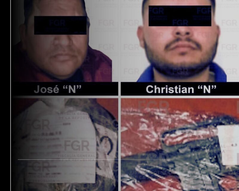 FGR aporta pruebas contundentes y obtiene sentencia de 12 años de prisión para dos personas relacionadas con un grupo delictivo