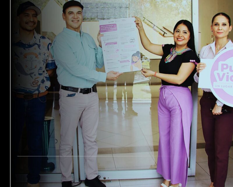 Gobierno Colima inaugura tres nuevos Puntos Violeta en el estado; se ubican en el ICRTV