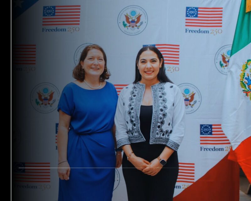 Indira Vizcaíno participa en presentación de nueva Cónsul de EE.UU. en Guadalajara