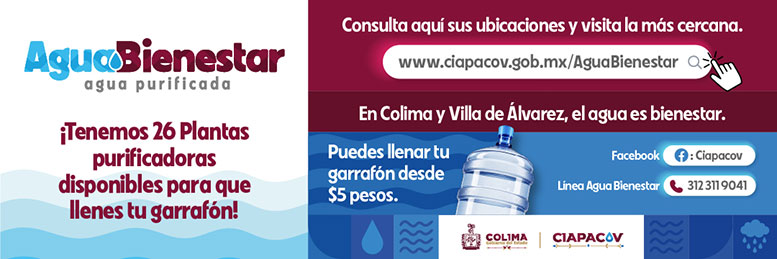 CIAPACOV -a Banner - 7 AM Noticiero - Colima, México