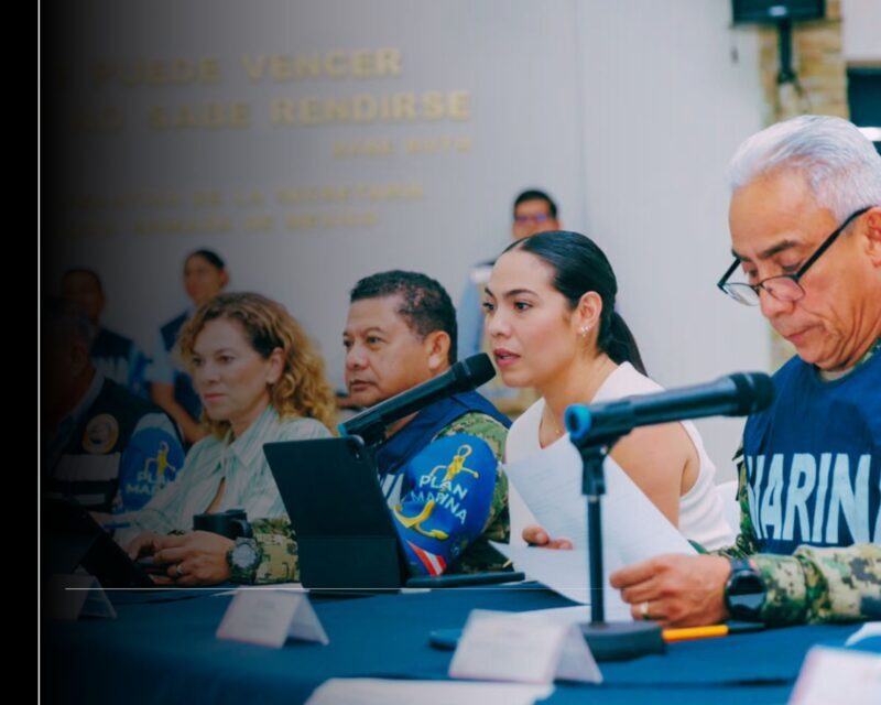 Gobernadora Indira Vizcaíno participó en la sesión del Centro de Mando y del Comité Estatal de Emergencias por Huracán 'Simón’