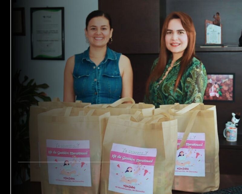 Subsejuv Colima entrega 1,700 productos menstruales a CEPAVI y el Centro de Justicia para las Mujeres